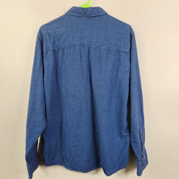 Eastern Mountain Sports Long Sleeve Double Chest Pocket Button Down Medium - Picture 5 of 5